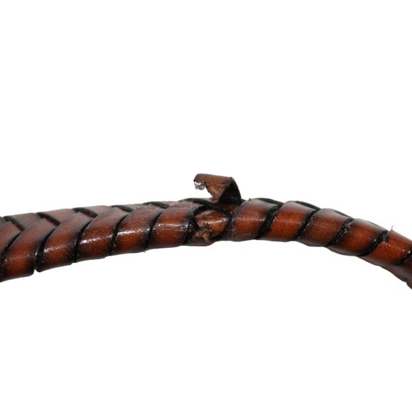 Fossil Fabric Woven Striped Multi Color Hobo Shoulder Purse Handbag Medium Bag - Picture 11 of 12